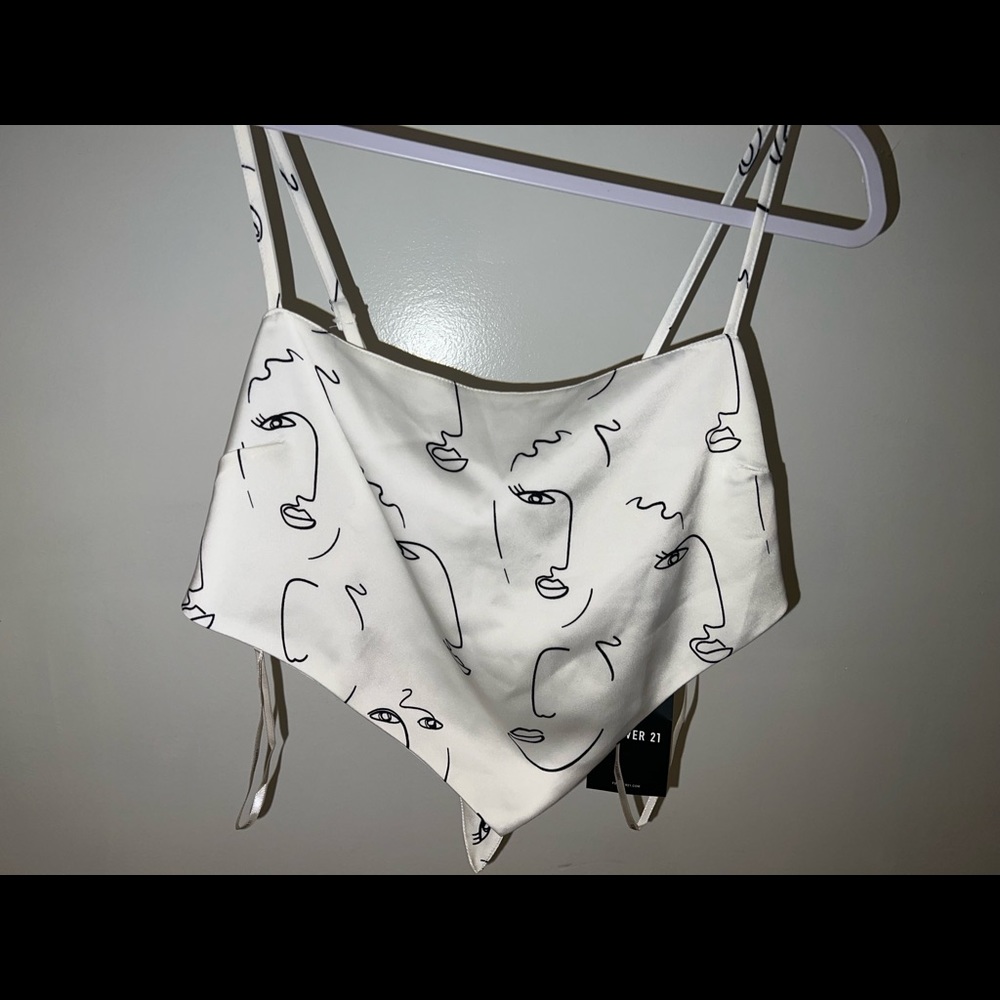 White Crop Top